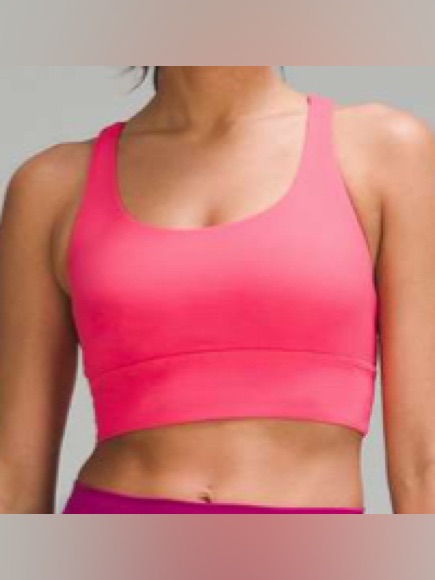 Nwt Lululemon Energy Bra Longline Lip Gloss Size 4